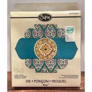 Used Once Sizzix Bigz Label Kasbah Die by Dena Designs 658400